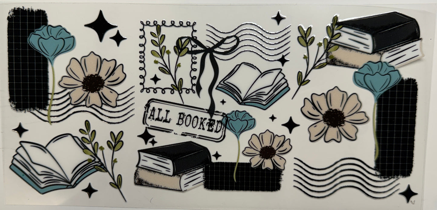 All booked uvdtf decal