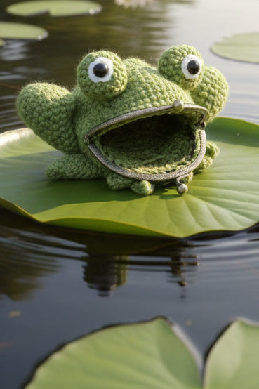 Froggie coin purse- made to order