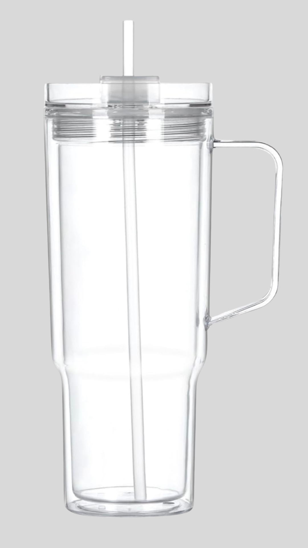40 oz acrylic snowglobe tumbler