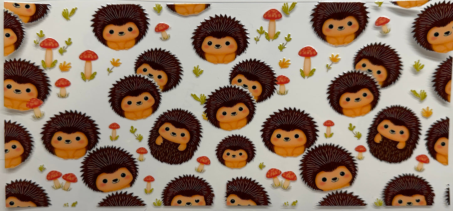 Hedgehogs uvdtf decal