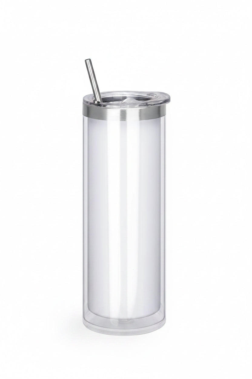 20 oz sublimation and snowglobe tumbler combo