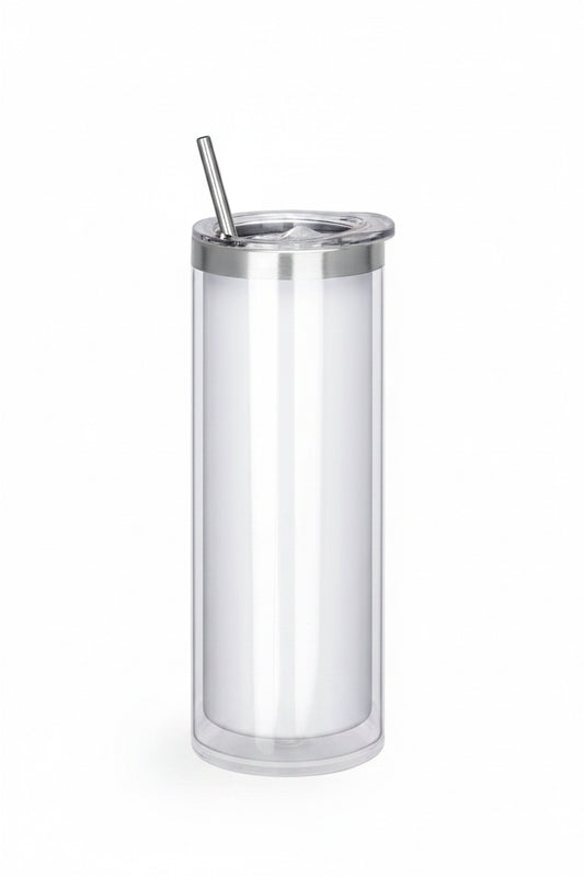 20 oz sublimation and snowglobe tumbler combo