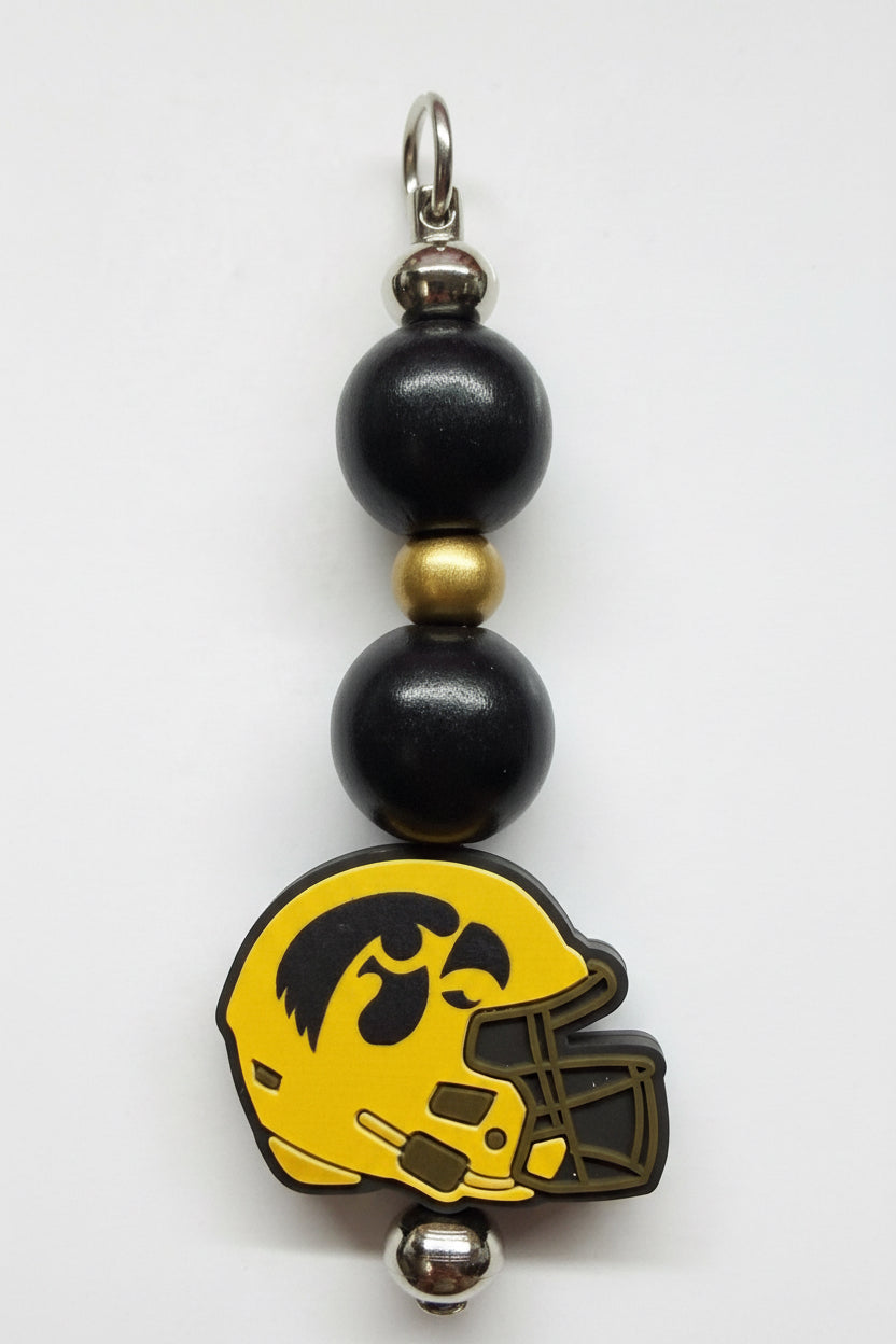 Hawkeyes keychain/ cup charm
