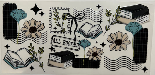 All booked uvdtf decal
