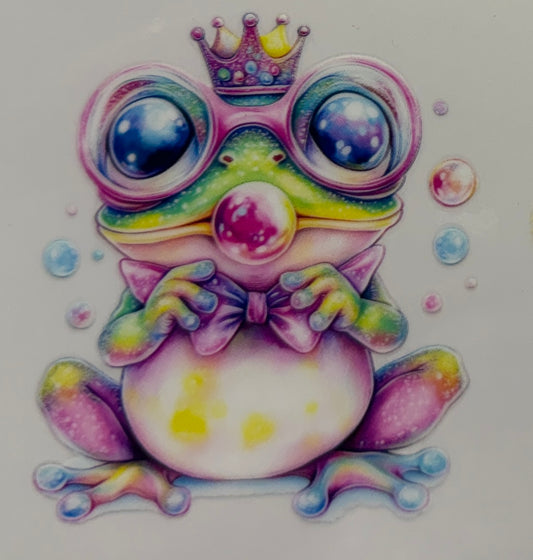 Frog uvdtf decal