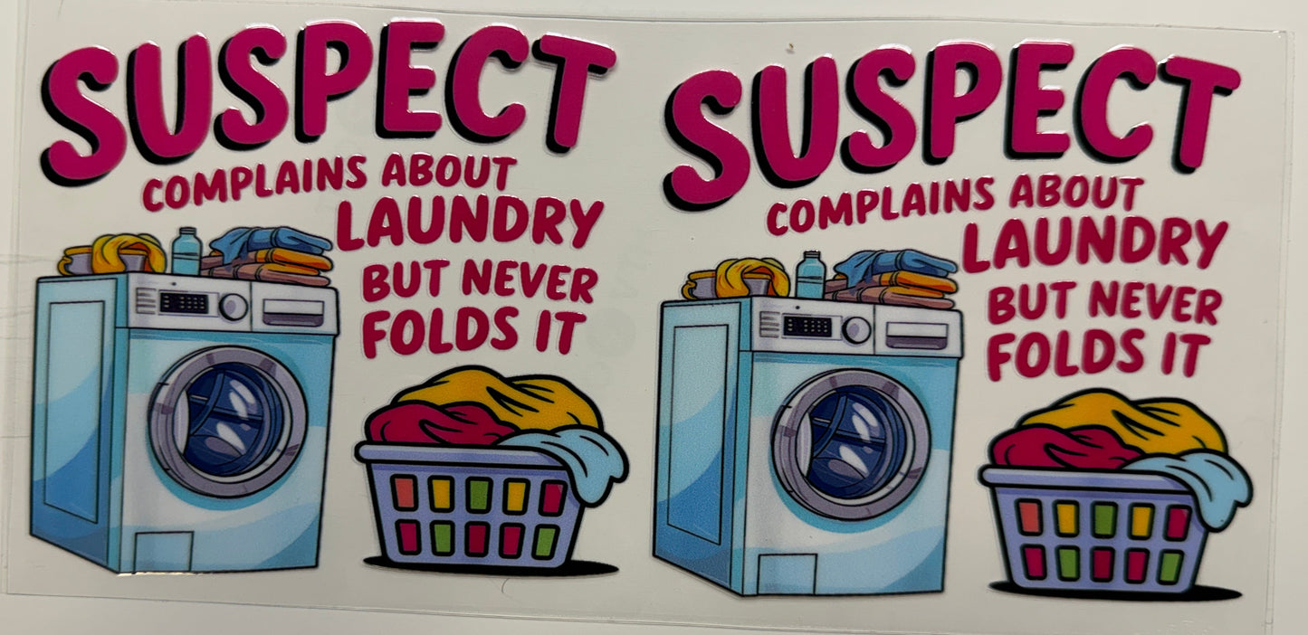 Suspect… laundry