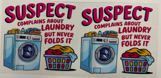 Suspect… laundry