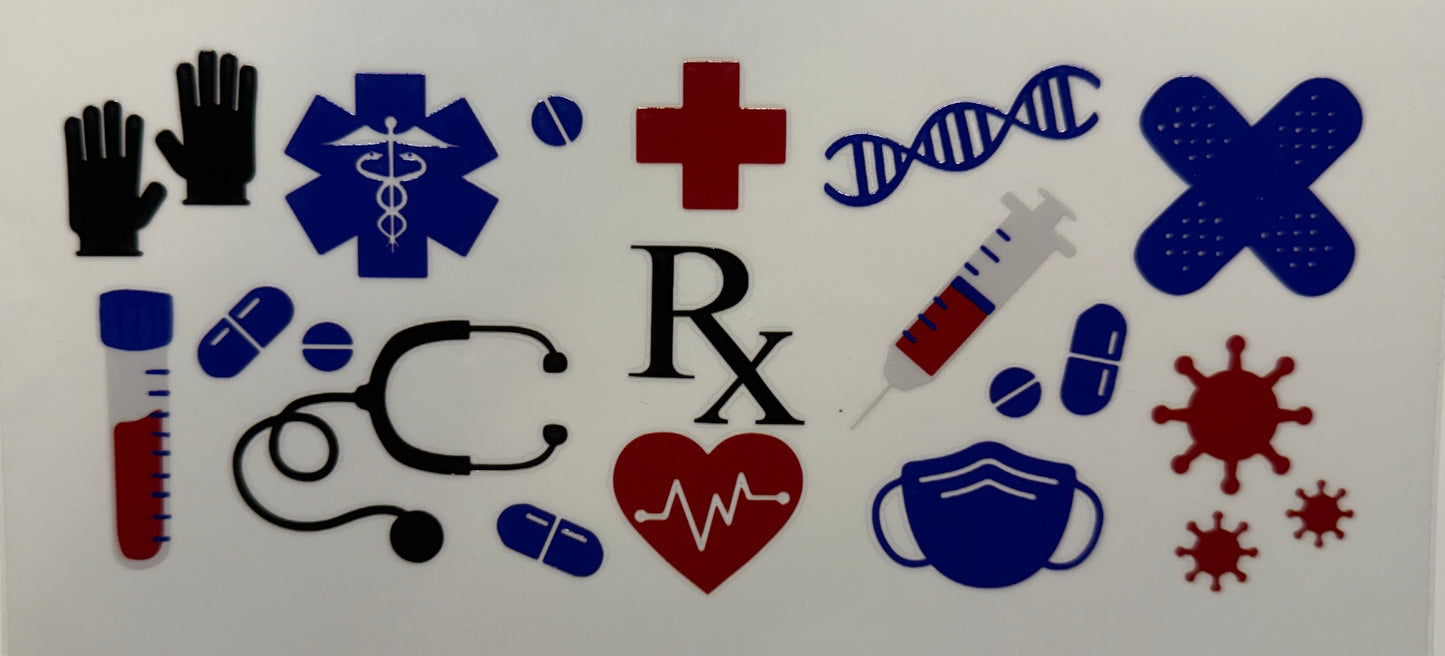 Medical uvdtf decal