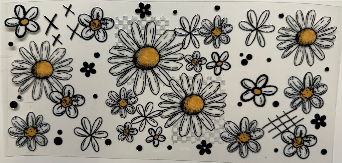 Daisies uvdtf decal