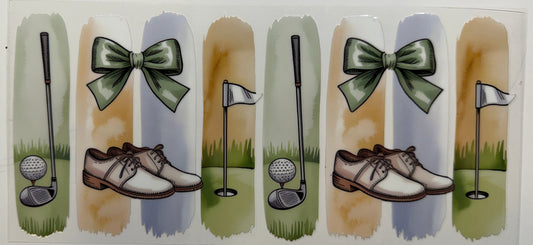 Golf uv dtf decal