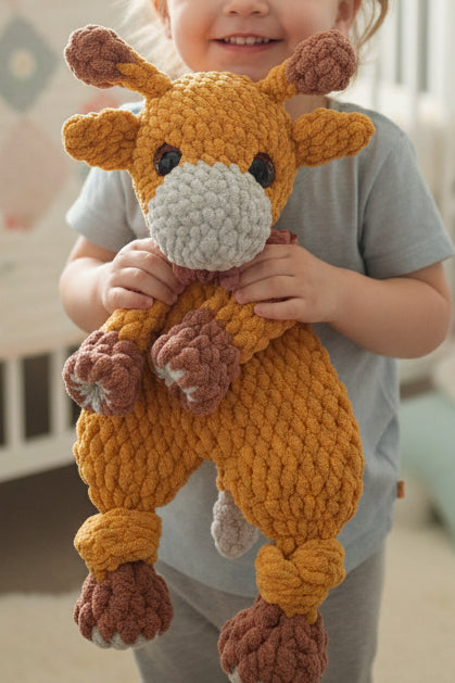 Giraffe lovey - made to order