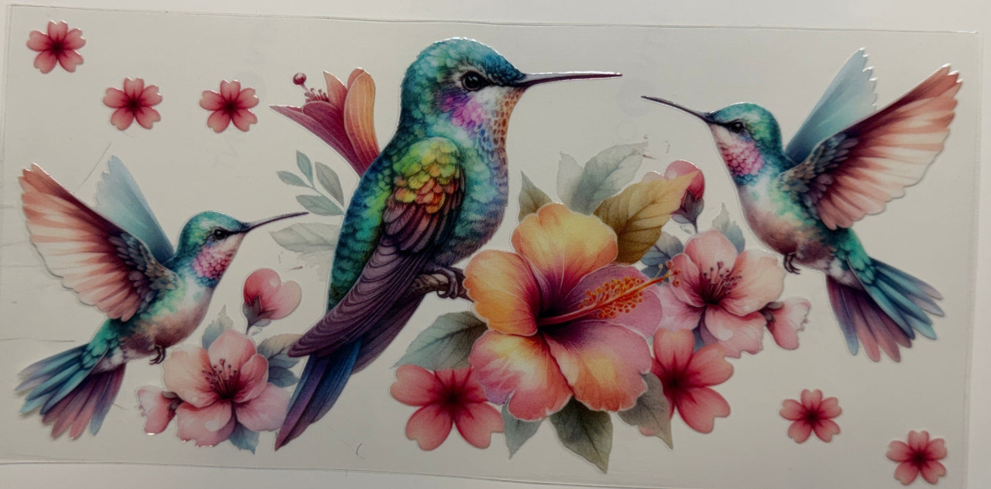 Hummingbird uvdtf decal