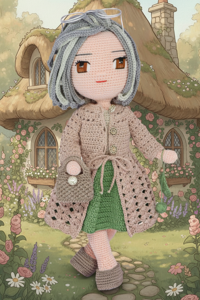Granny Grace doll- made to order